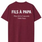 T-shirt manches courtes - Rouge Bordeaux